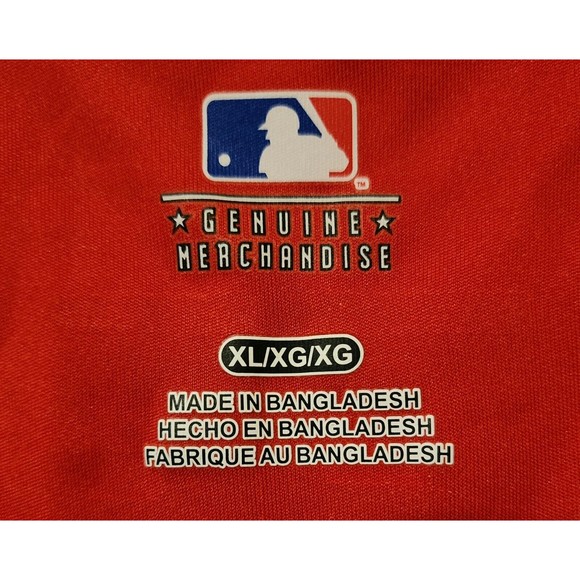 Washington NATS Mens T-Shirt MAX SCHERZER #31 Size XL Red Short Sleeve Baseball - Picture 6 of 7
